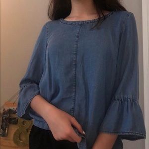 FRANCESCA’S BLUE BLOUSE